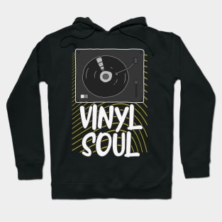 Vinyl Soul Record Turntable DJ Hoodie